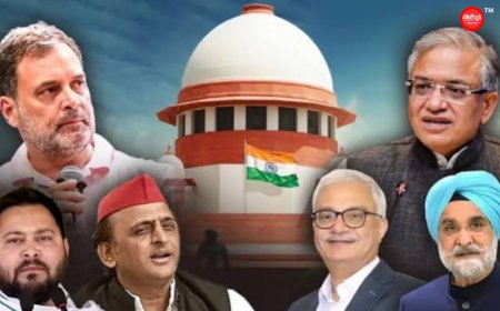 राहुल गांधी के SC मार्च पर CJI सख्त, चुनाव आयोग को नोटिस