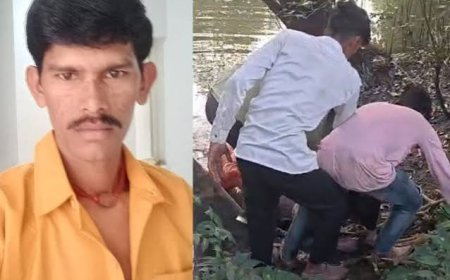 खेत से लापता युवक का नदी में मिला शव:किनारे पर जूता देख नदी में सर्चिंग कराई तो शव मिला, परिजन ने हत्या की आशंका जताई