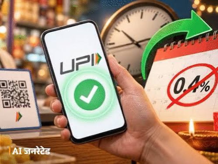 UPI पर दिवाली तक चार्ज टला:₹2000 से ज्यादा के लेनदेन पर 15 अक्टूबर से 0.4% फीस लगनी थी; त्योहारी सीजन को देखते हुए फैसला