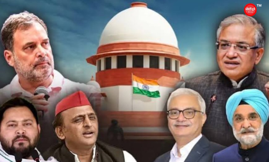 राहुल गांधी के SC मार्च पर CJI सख्त, चुनाव आयोग को नोटिस
