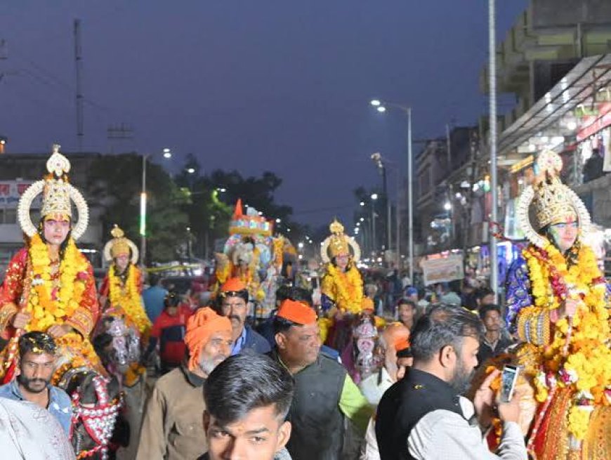 हेडलाइन: रायसेन की झांकी में सजी रामायण की पूरी गाथा, 27 साल से भगवान राम के आदर्शों से नई पीढ़ी को जोड़ रही समिति